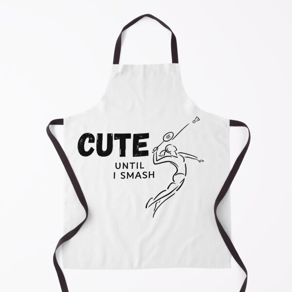 Item preview, Cute until I Smash (Badminton) designed and sold by RunningWhiskers.