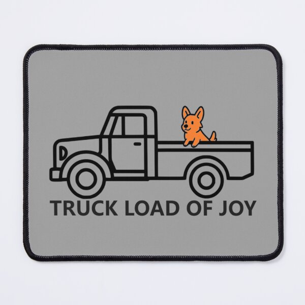 Item preview, Truck Load of Joy - Corgi Pickup Art designed and sold by The Bold Line Studio.