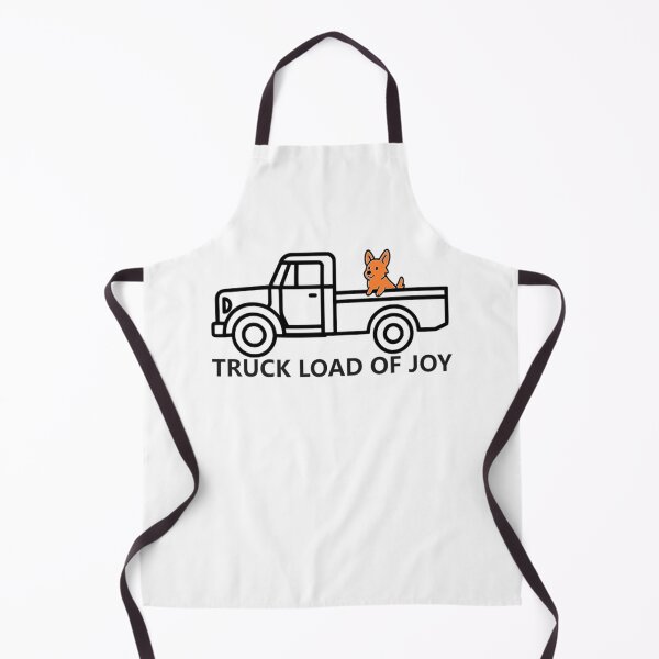 Item preview, Truck Load of Joy - Corgi Pickup Art designed and sold by The Bold Line Studio.