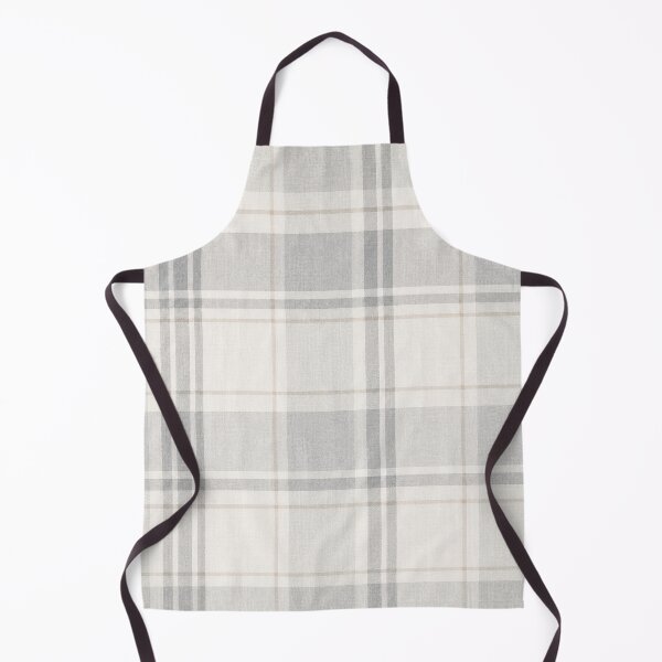 Item preview, Scottish Soft Gray Scandinavian Linen Tartan Pattern designed and sold by Myra365Art.