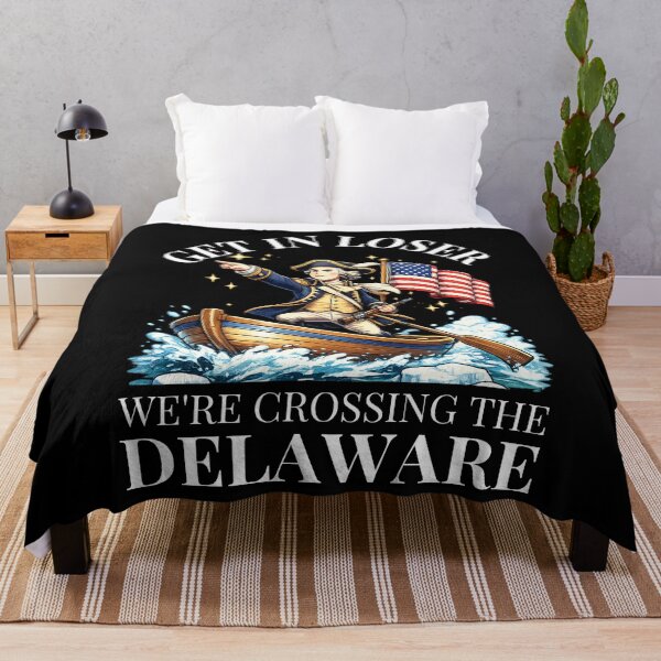 Item preview, Get In Loser We’re Crossing The Delaware Shirt | Funny George Washington Meme Tee designed and sold by Teetreasure2.