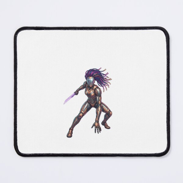 Item preview, Futuristic Cyberpunk Anime Mecha Warrior designed and sold by zelinora.