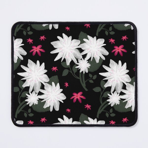 Item preview, White Floral Seamless Pattern designed and sold by HopeAndHustle.