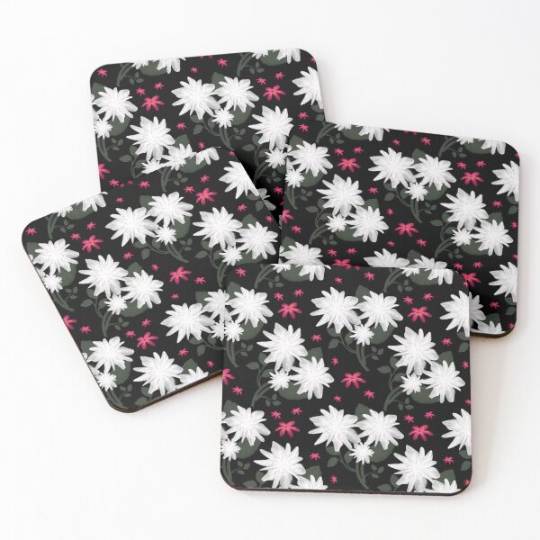 Item preview,  White Floral Seamless Pattern  designed and sold by HopeAndHustle.