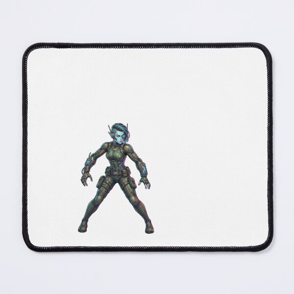 Item preview, Futuristic Cyberpunk Anime Mecha Warrior designed and sold by zelinora.