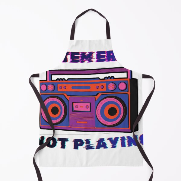 Item preview, System Error Not Playing Retro 80s Boombox Glitch Art designed and sold by vibecraft_studio2.