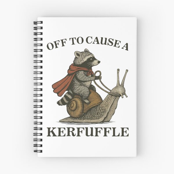 Item preview, Off to Cause a Kerfuffle Funny Raccoon meme designed and sold by suhairee-studio.
