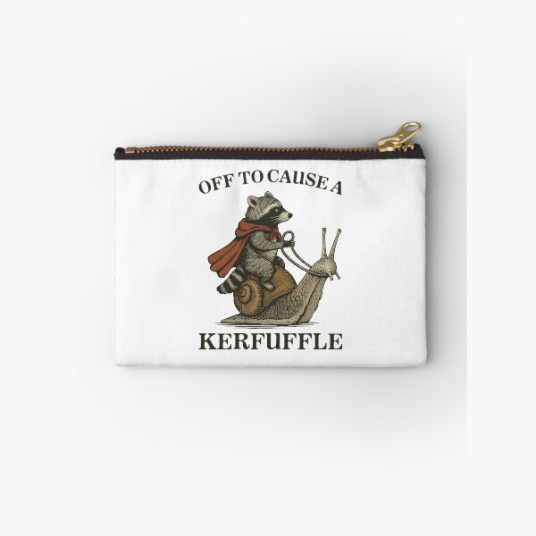 Item preview, Off to Cause a Kerfuffle Funny Raccoon meme designed and sold by suhairee-studio.