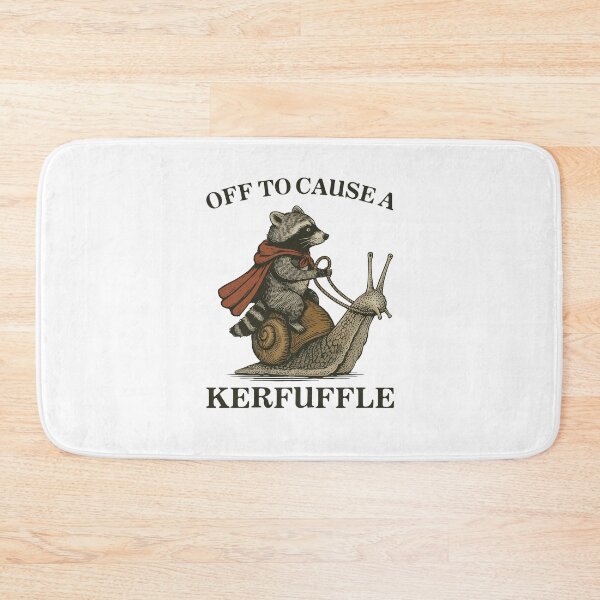 Item preview, Off to Cause a Kerfuffle Funny Raccoon meme designed and sold by suhairee-studio.