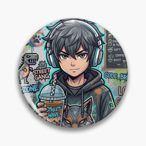 Item preview, Futuristic Cyberpunk Anime Mecha Warrior designed and sold by zelinora.