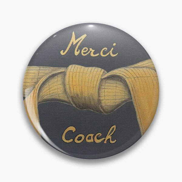 Item preview, Thank you coach, a Gold Belt (judo, karate, aikido, taekwondo, Krav maga, bjj, bjj… designed and sold by Valérie SCHULER.