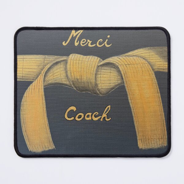 Item preview, Thank you coach, a Gold Belt (judo, karate, aikido, taekwondo, Krav maga, bjj, bjj… designed and sold by Valérie SCHULER.