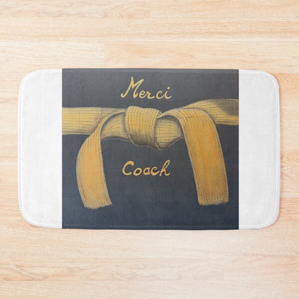 Item preview, Thank you coach, a Gold Belt (judo, karate, aikido, taekwondo, Krav maga, bjj, bjj… designed and sold by Valérie SCHULER.
