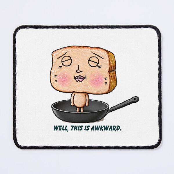 Item preview, Funny Steak Character - Well This Is Awkward designed and sold by Surreal Characters & Cute Pups.