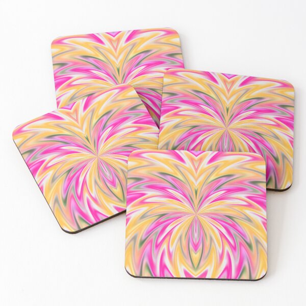 Item preview, Abstract Fractal Butterfly 22 (Pink, Yellow) designed and sold by SXW Designs.