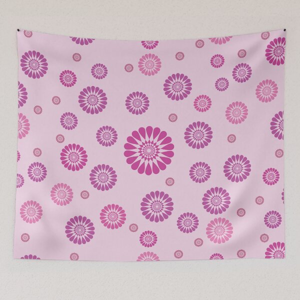 Item preview, Retro Pink Floral Pattern designed and sold by digiartsy2026.