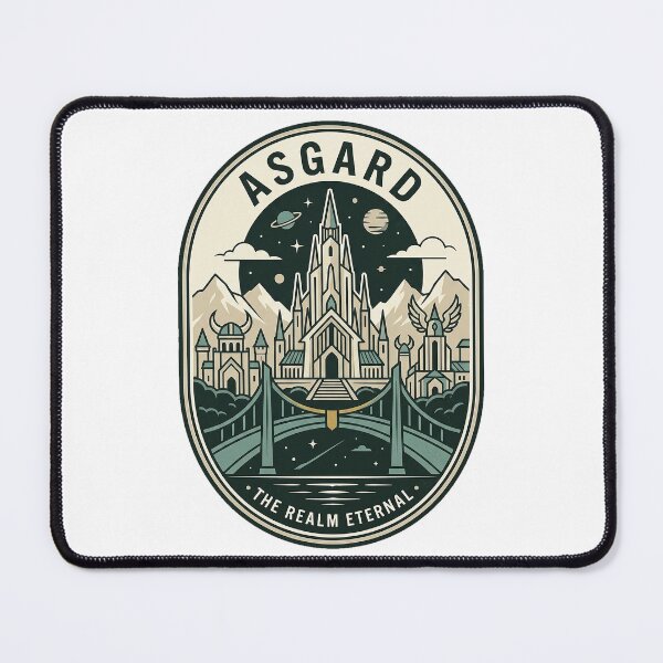 Item preview, Vintage Asgard Norse Mythology Realm Eternal Badge designed and sold by k3rstman1.