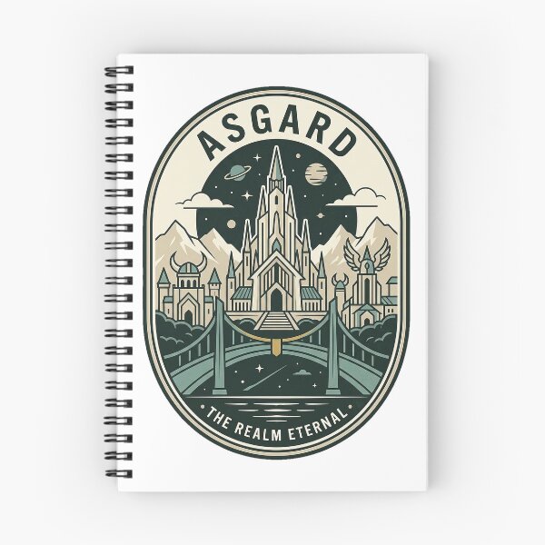 Item preview, Insignia vintage del reino eterno de la mitología nórdica de Asgard designed and sold by k3rstman1.
