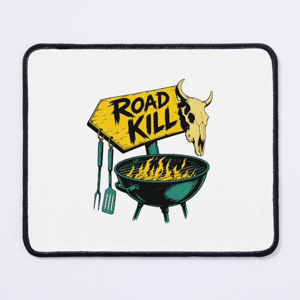Item preview, Road Kill BBQ Grill Skull Outdoor Cooking Fan designed and sold by AntiqueImages.