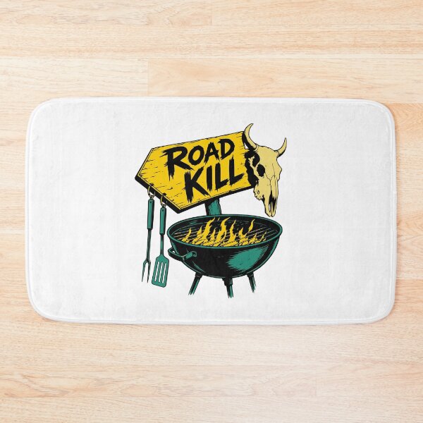 Item preview, Road Kill BBQ Grill Skull Outdoor Cooking Fan designed and sold by AntiqueImages.