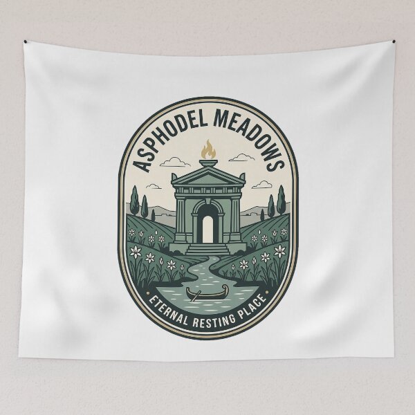 Item preview, Asphodel Meadows Eternal Resting Place Greek Mythology designed and sold by k3rstman1.