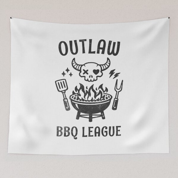 Item preview, Outlaw BBQ League Grilling Pitmaster designed and sold by AntiqueImages.