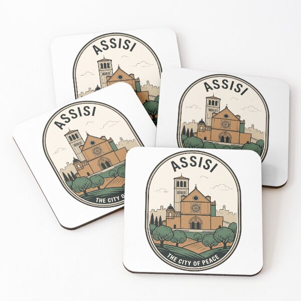 Item preview, Assisi Italy Basilica City of Peace Vintage Badge designed and sold by k3rstman1.