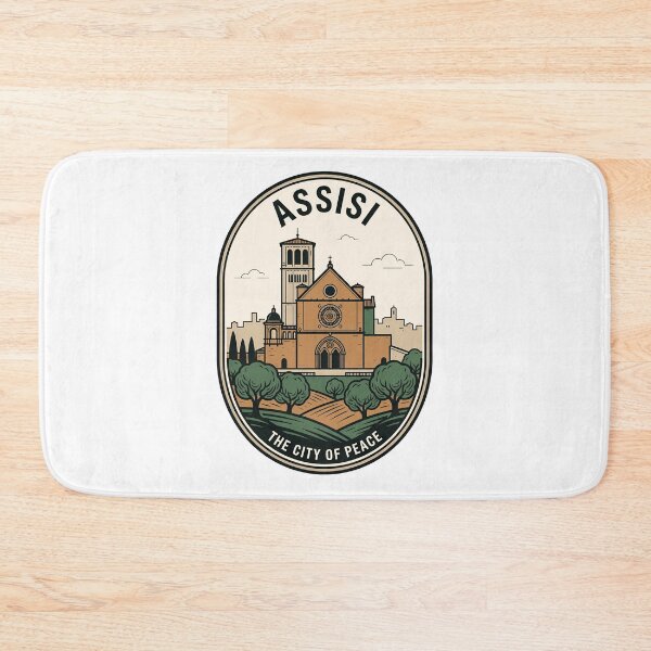 Item preview, Assisi Italy Basilica City of Peace Vintage Badge designed and sold by k3rstman1.