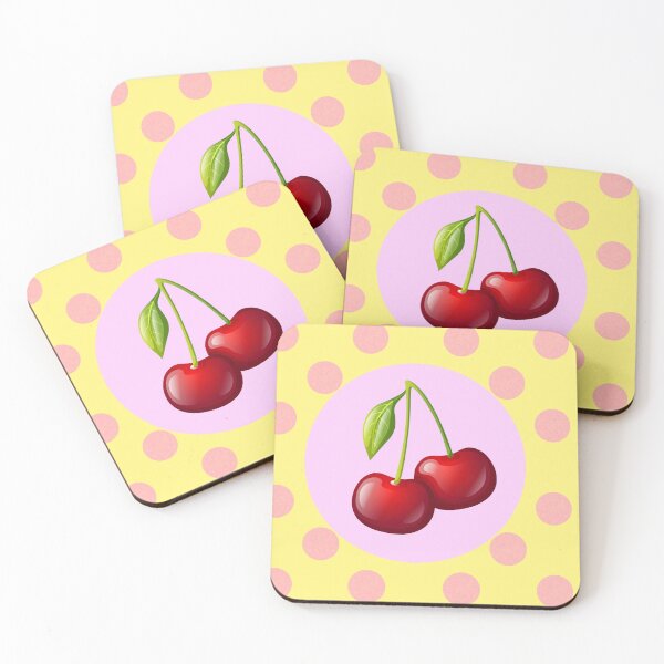 Item preview, My cherries with dots designed and sold by LeCattArtist.