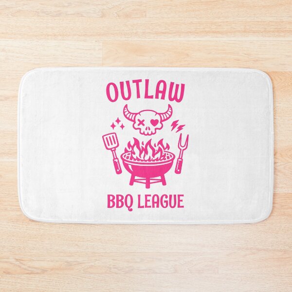 Item preview, Outlaw BBQ League Skull Grilling Pitmaster designed and sold by AntiqueImages.