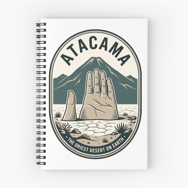 Item preview, Atacama Desert Chile Mano del Desierto Vintage Badge designed and sold by k3rstman1.