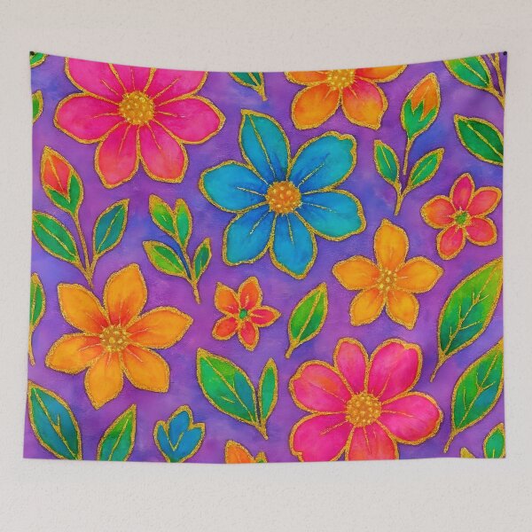 Item preview, Neon Flowers designed and sold by GraphicsClub.