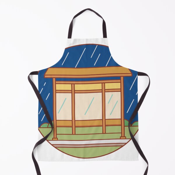 Item preview, nostalgic rainy bus stop at midnight, cinematic mood designed and sold by Senglaopattern.