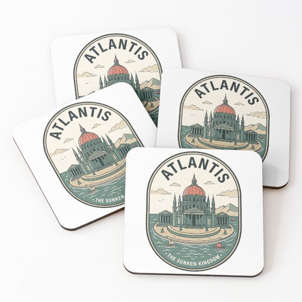 Item preview, Vintage Atlantis Sunken Kingdom Mythological Lost City designed and sold by k3rstman1.