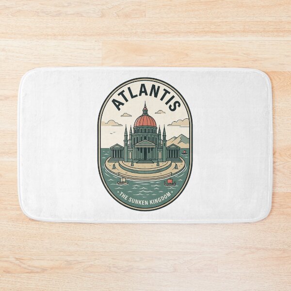 Item preview, Vintage Atlantis Sunken Kingdom Mythological Lost City designed and sold by k3rstman1.