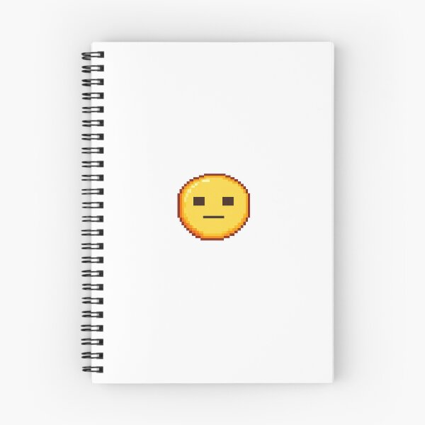 Item preview, Blank Face Pixel Emoji – Retro 8 Bit Emotionless Reaction Sticker designed and sold by ANiyati.