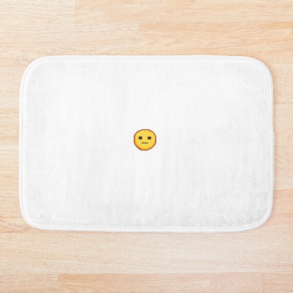 Item preview, Blank Face Pixel Emoji – Retro 8 Bit Emotionless Reaction Sticker designed and sold by ANiyati.