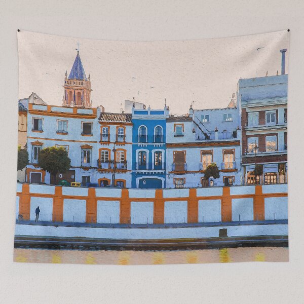 Item preview, Streets of Seville, Spain designed and sold by AM FineArtPrints.