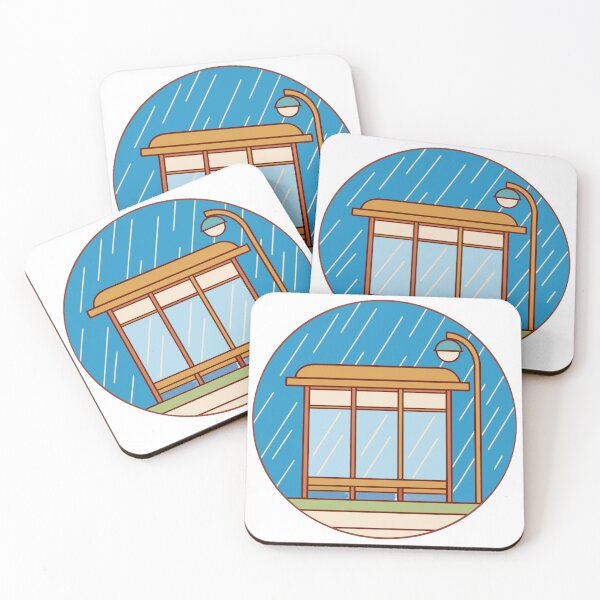 Item preview, Copy of nostalgic rainy bus stop at midnight, cinematic mood designed and sold by Senglaopattern.