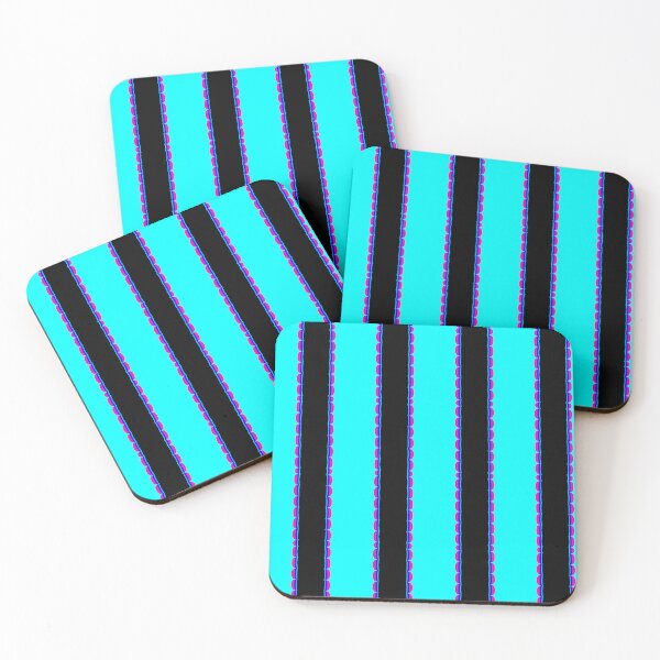 Item preview, Abstract Pattern "Striped turquoise blind"  designed and sold by Gluecknika.