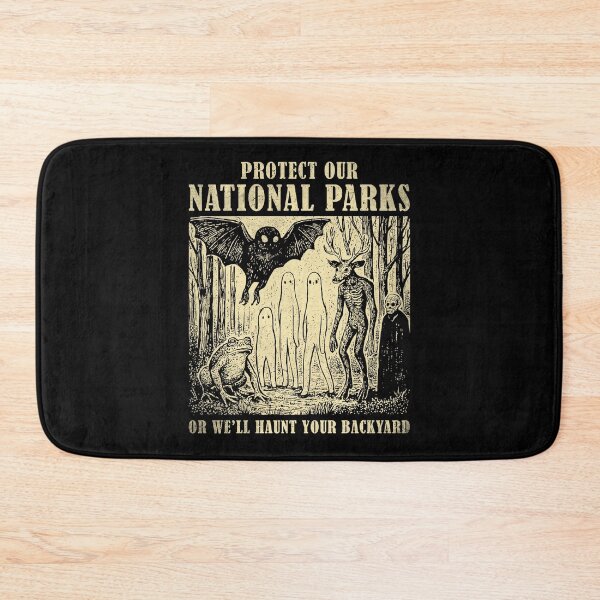 Item preview, Protect Our National Parks Or We'll Haunt Your Backyards Horror designed and sold by nosu-art-pod.