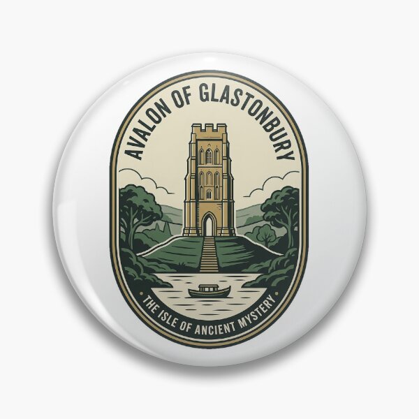 Item preview, Avalon Of Glastonbury Tor Ancient Mystery Badge designed and sold by k3rstman1.
