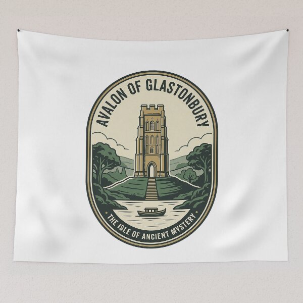Item preview, Avalon Of Glastonbury Tor Ancient Mystery Badge designed and sold by k3rstman1.