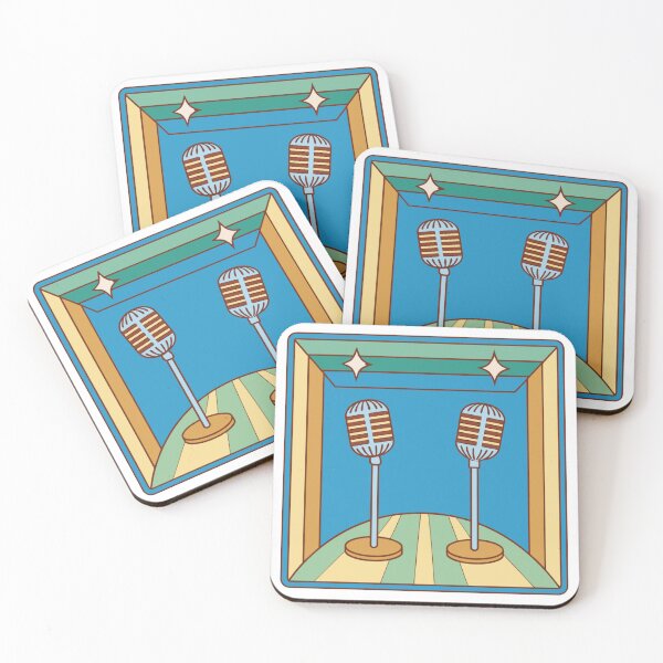Item preview, Copy of retro karaoke room with disco lights and vintage microphones designed and sold by Senglaopattern.