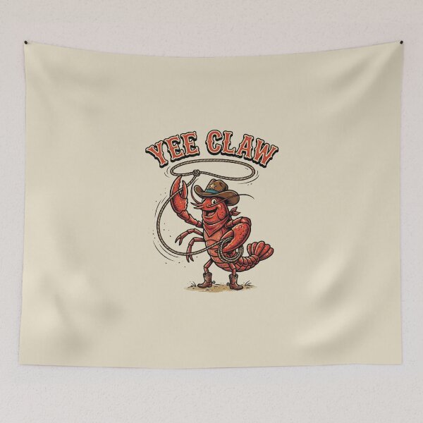 Item preview, Yee Claw Cowboy Crawfish Cajun Seafood Festival  designed and sold by dudelinart.