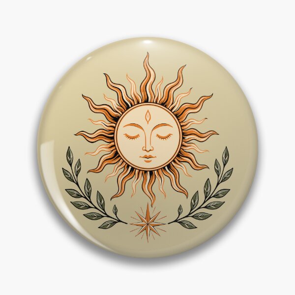 Item preview, Midsummer Sun Litha Pagan Boho Art designed and sold by Christine Krahl.