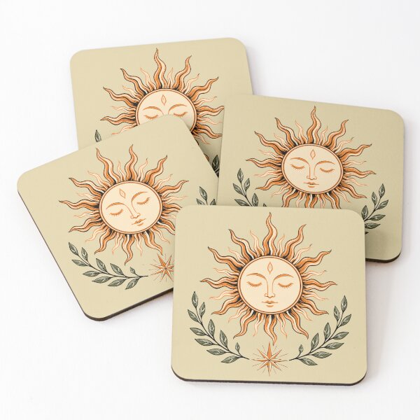 Item preview, Midsummer Sun Litha Pagan Boho Art designed and sold by Christine Krahl.