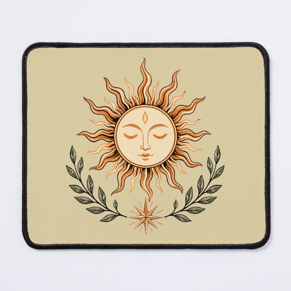 Item preview, Midsummer Sun Litha Pagan Boho Art designed and sold by Christine Krahl.