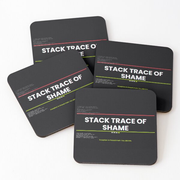 Item preview, Stack Trace of Shame — 5SK Series #11 designed and sold by 5SKseries.