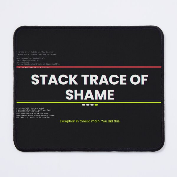 Item preview, Stack Trace of Shame — 5SK Series #11 designed and sold by 5SKseries.